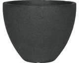 Ghiveci Geli Stone, Plastic, Ø 40 H 31 Cm, Antracit