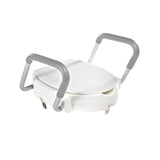 Capac WC Inaltator cu Manere de Sprijin, Ridder®, A0072001, Pentru Seniori, Suporta Maxim 150 kg, Design Ergonomic si Stabil, Usor de Montat si Curatat, Ideal Pentru Persoane cu Mobilitate Redusa, Siguranta si Confort