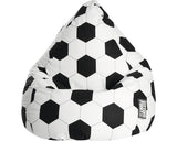 Fotoliu Puf Beanbag Sitting Point Xl Imprimeu Minge De Fotbal 70x110 Cm