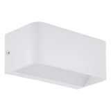 Aplica SANIA 4, EGLO, LED, 10W, 1100lm, lumina calda, aluminiu, alb, 20 x 9 x 8 cm