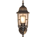 Aplica felinar in sus Volturno E27 max. 1x60W, ruginiu antic
