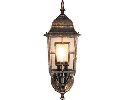 Aplica felinar in sus Volturno E27 max. 1x60W, ruginiu antic