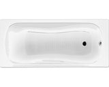 Cada de Baie Rectangulara Roca Malibu, 160x75x42 cm, Fara Manere, A231060000, Fonta Alba