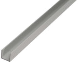 Profil Aluminiu Tip U Alberts 25x25x25x2 Mm, Lungime 2m, Argintiu, Eloxat