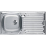 Chiuveta Franke CIN 611 picurator dreapta, inox lucios, 780x435mm