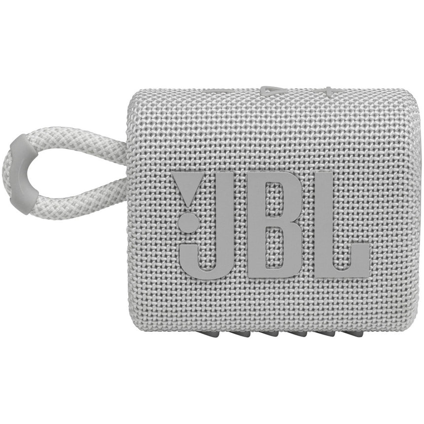 Boxa portabila JBL GO3, IPX67, Bluetooth, Alb