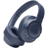 Casti audio wireless over-ear JBL Tune 760NC, Bluetooth, Active Noise Cancelling, Pure Bass Sound, Baterie 35H, Microfon, Albastru