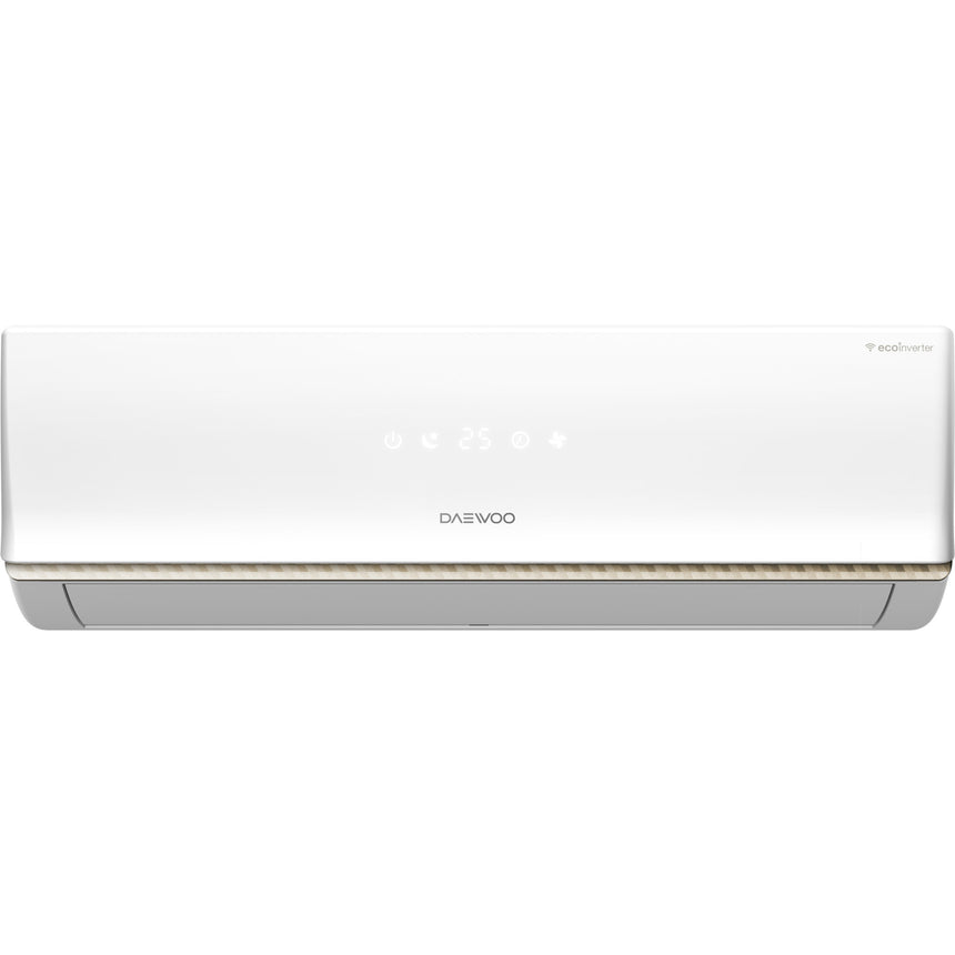 Aparat de aer conditionat Daewoo 12000 BTU Wi-Fi, Clasa A++, kit instalare inclus, 4 directii de ventilare display, DSB-H12A0KLH-VW, Alb