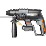 Ciocan rotopercutor fara acumulator Worx WX381.9 20V, 2J SDS-plus