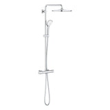 Sistem de dus Grohe Euphoria 310 26075001, 1/2'', aparent, termostat, 310 mm, anti-oparire, anti-calcar, Crom