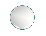 Oglinda Baie Cu Led Cordia Round Line Blacklight Ø80 Cm Rama Verde Ip 44