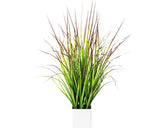 Planta Artificiala Iarba Imperata Cylindrica H 76 Cm Rosu/ Verde