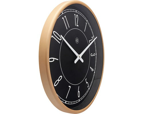 Ceas Perete Jason Negru Ø 30 Cm