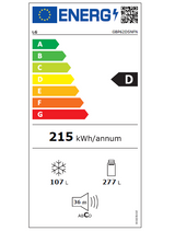 Combina frigorifica LG GBP62DSNFN, No Frost, 384 l, H 203 cm, Clasa D, Inox