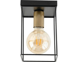 Plafoniera Talo E27 Max. 1x60w, Negru/auriu