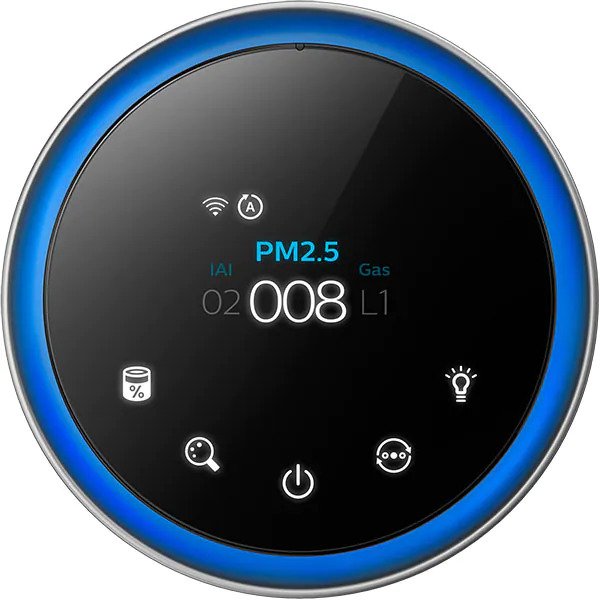 Purificator de aer PHILIPS AC3858/50, 3 trepte viteza, filtru Hepa, Wi-Fi, Alb