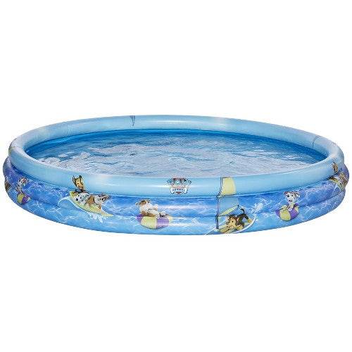 Piscina Happy People Gonflabila cu 3 Inele si Imprimeu Paw Patrol 150 x 25 cm