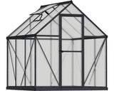 Sera Gradina Palram - Canopia Mythos 185x186 Cm Ral 7012 Gri Include Cadru Fundatie Si Jgheab