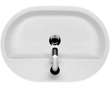 Lavoar (chiuveta baie) Cersanit K11-0099, 42 x 10.5 x 59.5 cm, compatibil cu blat Caspia 60