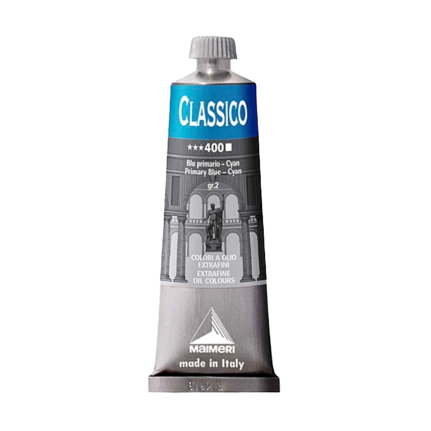 Culoare in Ulei Classico Maimeri - Primary Blue - Cyan - 60 ml