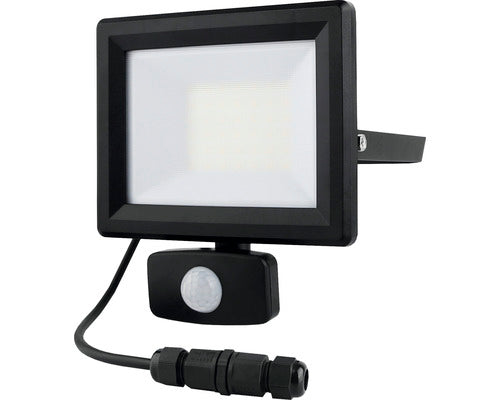 Proiector Cu Led Integrat Luceco 30w 2400 Lumeni Ip65, Senzor De Miscare, Lumina Neutra