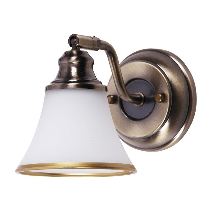 Aplica Rabalux Grando, E14 R50, 1x40W, Bronz/Alb