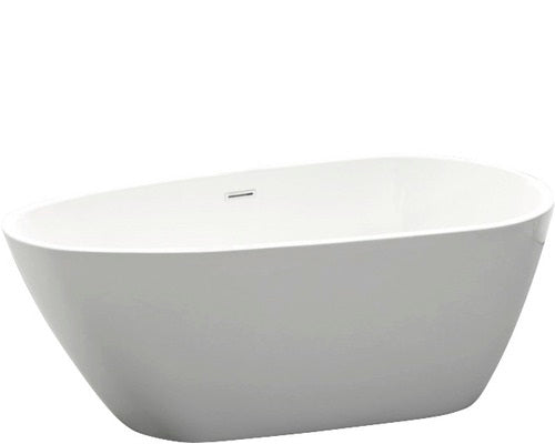 Cada de Baie Ovala Freestanding Egg Elegant, Acril, 75x160x60 cm, Alb
