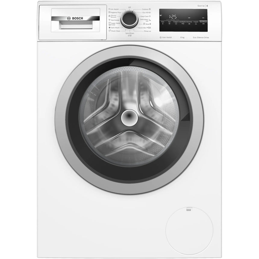 Masina de spalat rufe Bosch WAN24266BY, 8 kg, 1200 RPM, Iron Assist, Clasa A, EcoSilence Drive, Alb