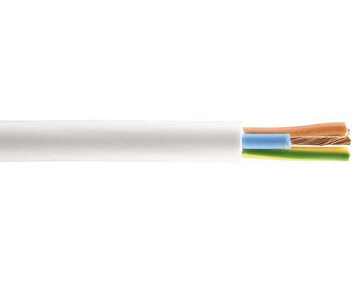 Cablu Myym (H05vv-f) 3x4 Mm² Alb, Inel 25m