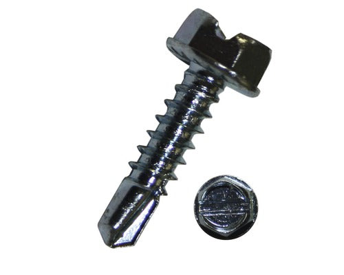 Holsuruburi Autoforante Cu Cap Hexagonal Si Flansa Dresselhaus 4, 2x16 Mm Din7504 Otel Zincat, 100 Bucati