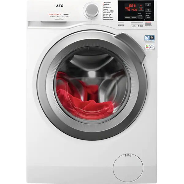 Masina de Spalat Rufe Frontala AEG L6FLG41S ProSense, 10kg, 1400rpm, Clasa A, Alb