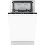 Masina de spalat vase incorporabila GORENJE GV541D10, 9 seturi, 5 programe, L 44.8 cm, Clasa D, Alb