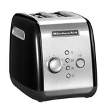 Prajitor de paine KitchenAid 5KMT221EOB Onyx Black, 1100W, 2 sloturi, Negru