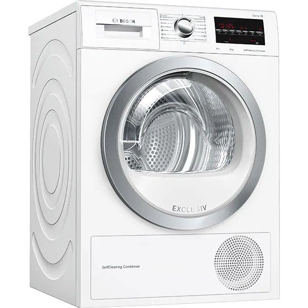 Uscator de rufe BOSCH WTW85491BY, Pompa de caldura 9kg, 15 programe ,Condensare, Clasa A++, Alb