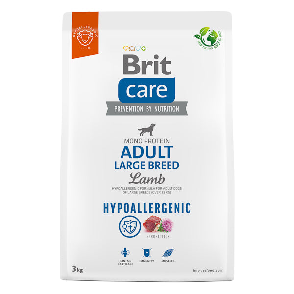 Hrana uscata pentru caini Brit Care Hypoallergenic Adult Large Breed, 3 kg