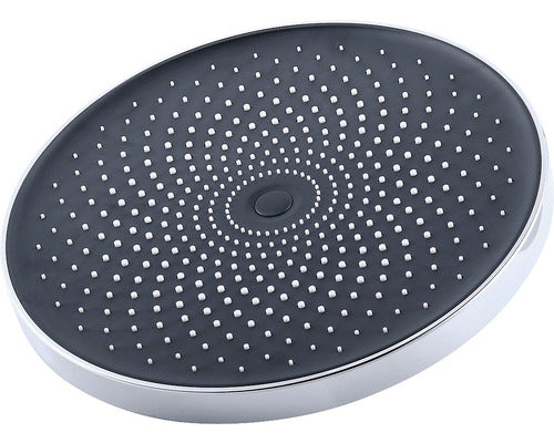 Para dus fixa AVITAL Verdon rotunda Ø 26 cm crom inchis