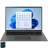 Laptop LG Gram 17Z90Q cu procesor Intel Core i7-1260P, 17.3" WQXGA (2560*1600), 16GB DDR5, 1 TB SSD, Intel Iris Xe Graphics, Windows 11 Home Plus, Obsidian Black