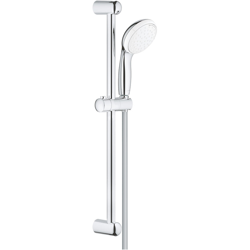 Coloana de dus Grohe Tempesta 27598001, 100 mm, 2 functii, bara 600 mm, furtun 1.75 m, reglabila, crom