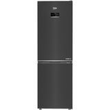 Combina frigorifica Beko B5RCNA365ZXBR, 316 l, No Frost, AeroFlow, HarvestFresh, BioCycle, Everfresh+, Clasa D, H 186.5 cm, Dark Inox