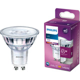 Bec LED spot Philips Classic, EyeComfort, GU10, 4.9W (65W), 460 lm, lumina calda (3000K), clasa energetica E