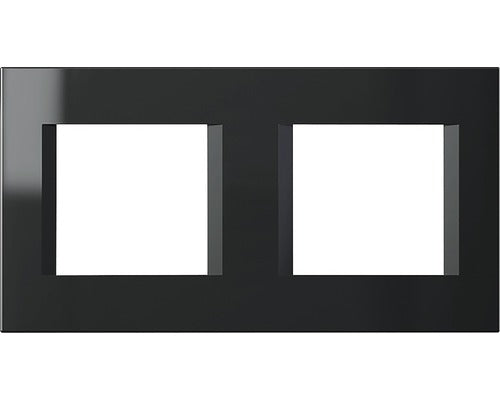 Rama Aparataje Tem Line 2x2 Module, Negru