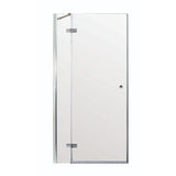 Usa dus batanta Sanotechnik Sanoflex Symphony, 115-117x195 cm, sticla securizata transparenta, profil crom, dreapta