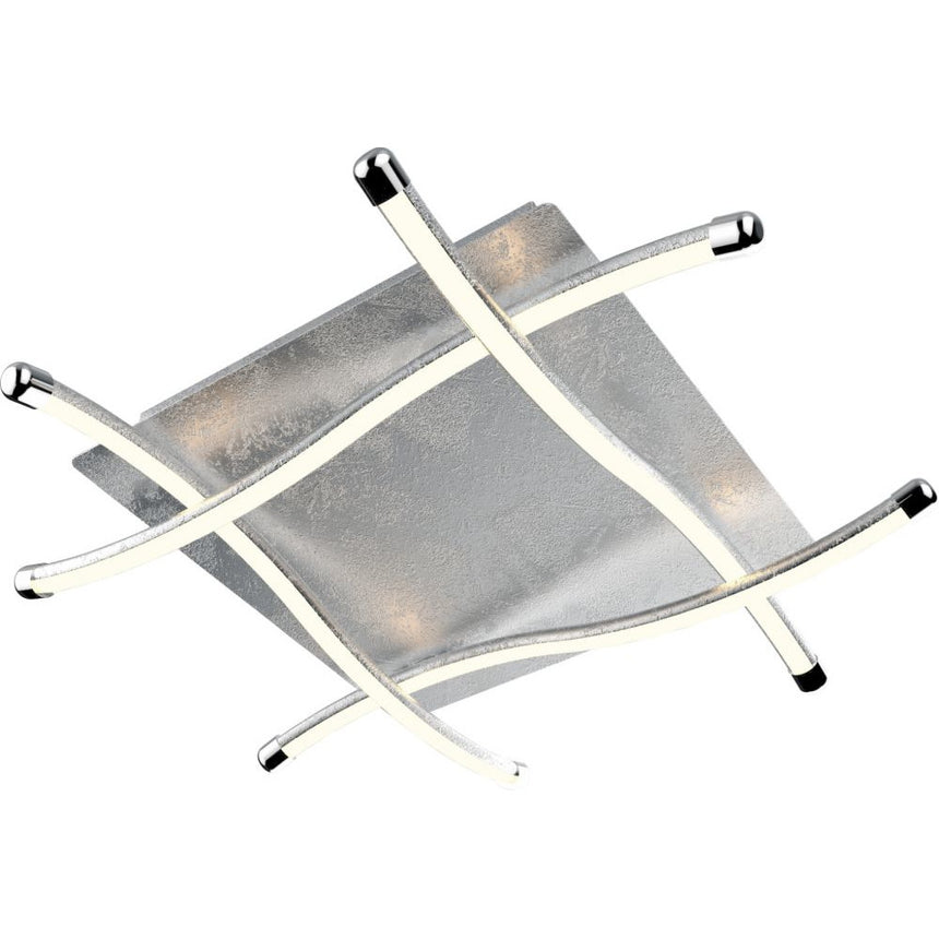 Plafoniera LED Silax KL6427 PL4, L:37, 5 cm, metal argintiu