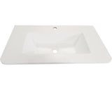 Lavoar Savini Geos, 81 cm, Compozit, Alb