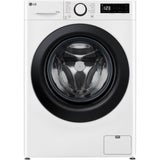 Masina de spalat rufe cu uscator LG F4DR509SBW, 9 kg Spalare, 6 kg Uscare, 1400 rpm, Clasa B, Motor Direct Drive, Alb