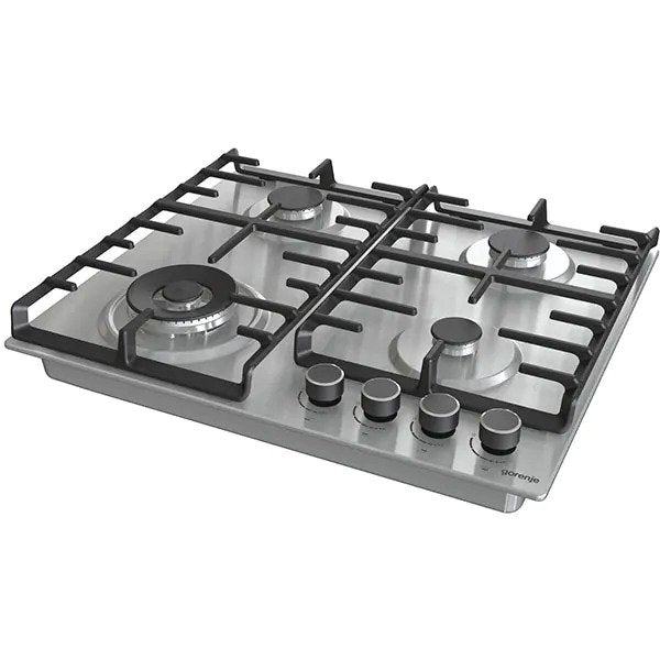 Plita incorporabila Gorenje GW642ABX, gaz, 4 arzatoare, Inox