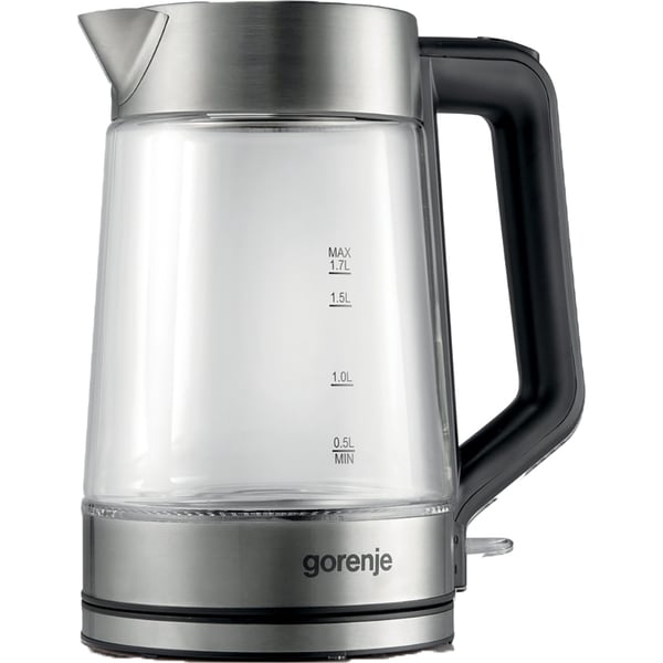 Fierbator apa GORENJE K17GED, 1.7l, 2200W, Argintiu-Negru