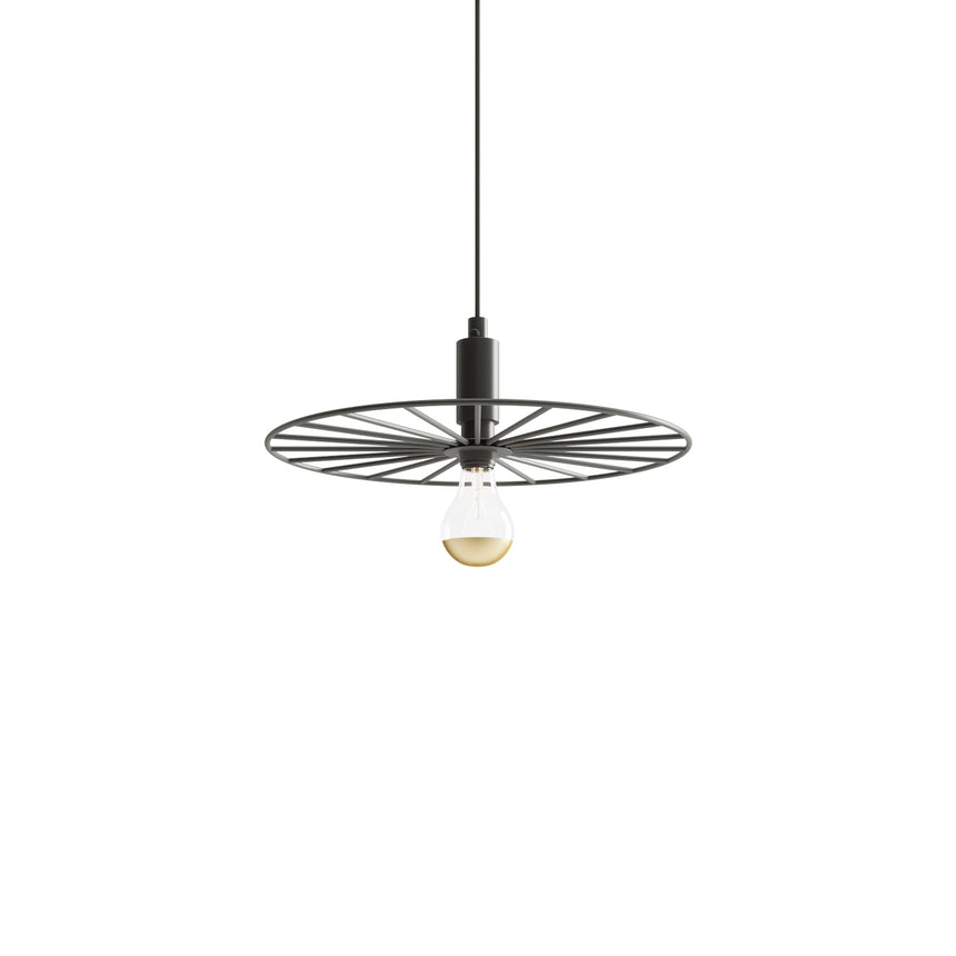 Lampa SIRKEL 30 E27 Negru Loft Design Sollux