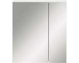Dulap Baie cu Oglinda SPS 600.1, 2 Usi, PAL, 60x70,7 cm Alb Lucios