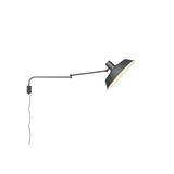 Lampa de perete, Trio, Metal, Soclu E27, Gri